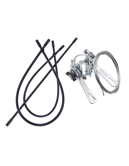 Double Shifter Stem 22.2 SLR-03 Friction Sun Race Chrome.